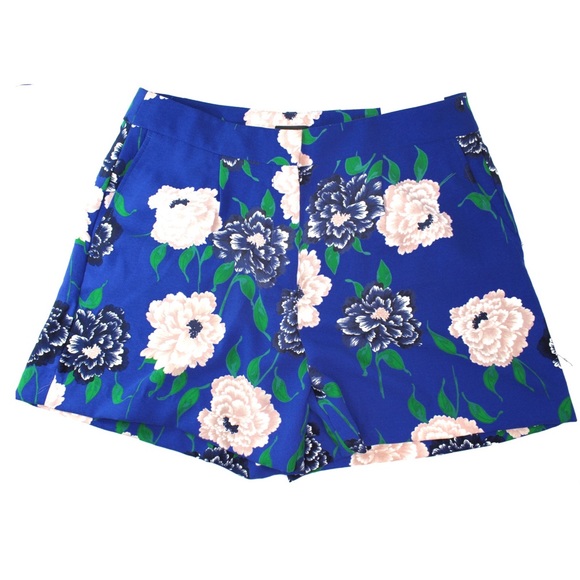 Ann Taylor NWT Floral the Drapey Short 10 30 - Picture 2 of 7